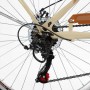 Велосипед городской Corso «Polaris» 26'' PS-72411 + КОРЗИНА стальная рама 16.5'', Shimano 7 скоростей, корзина, багажник (Corso)
