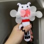 Ручной вентилятор "Бульдог" 17 см (коричневый) (MiC)