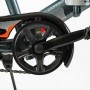 Велосипед складной Corso 24'' Advance односкоростной, складная стальная рама 14'', корзина, багажник (Corso)
