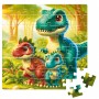 Пазли "De.tail. Доісторичні друзі" 64 деталі (Vladi Toys)