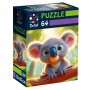 Пазли "De.tail. Коала на гілці" 64 деталі (Vladi Toys)