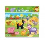 Гра розвиваюча Vladi Toys мʼякі пазли А4 Малюк зможе "Ферма" (Vladi Toys)