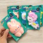 Сквиш-наклейка "Зверушка: Зайчик", игрушка-антистресс (Vladi Toys)