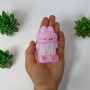 Игрушка-антистресс "Зайка" таба, 9 см (розовый) (MiC)