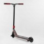 Самокат трюковый "Best Scooter" (HIC-система, ПЕГИ, алюминиевый диск и дека с ПРИНТОМ, колеса PU, d=110 мм, ширина руля - 60 см, в коробке) (Best Scooter)