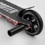 Самокат трюковый "Best Scooter" (HIC-система, ПЕГИ, алюминиевый диск и дека с ПРИНТОМ, колеса PU, d=110 мм, ширина руля - 60 см, в коробке) (Best Scooter)