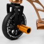 Самокат трюковий "Best Scooter" (HIC-система, ПЕГИ, алюмінієвий диск та дека, АНОДОВАНЕ ФАРБУВАННЯ, колеса PU, d = 110мм, ширина керма - 60 см) (Best Scooter)
