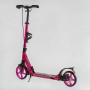 Самокат алюминиевый "Best Scooter Factor" (ручной дисковый тормоз, диаметр PU колес - 200мм, 2 амортизатора, подстаканник) (Best Scooter)