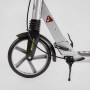 Самокат алюминиевый "Best Scooter Factor" (ручной дисковый тормоз, диаметр PU колес - 200мм, 2 амортизатора, подстаканник) (Best Scooter)