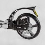 Самокат алюминиевый "Best Scooter Factor" (ручной дисковый тормоз, диаметр PU колес - 200мм, 2 амортизатора, подстаканник) (Best Scooter)
