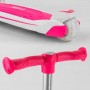 Самокат трехколесный "Best Scooter" (с сиденьем, алюминиевый руль, 3 колеса PU со светом, d=12 см) (Best Scooter)