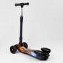 Самокат "Best Scooter" (з парогенератором, МУЗИКА, ДИМ, ТУРБІНИ, пластмасовий, колеса PU 120х40мм, складне алюмінієве кермо, в коробці) (Best Scooter)