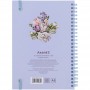 Блокнот на спіралі карт. обк., А5,80 арк,кл.,OS,Spring flow (Axent)