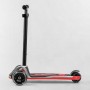 Самокат триколісний Best Scooter знімне алюмінієве кермо, передні колеса PU 120х45мм. задні 80х50мм, зі світлом, в коробці (Best Scooter)