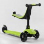 Самокат триколісний Best Scooter PL-315 колеса PU зі світлом, сидіння, батьківська ручка, в коробці (Best Scooter)