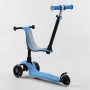 Самокат триколісний Best Scooter PL-422 колеса PU зі світлом, сидіння, батьківська ручка, в коробці (Best Scooter)