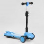 Самокат триколісний "Best Scooter" з парогенератором (6) складне кермо, ЗВУК МАШИНИ, ДИМ, СВІТЛО, пластмасовий, колеса PU 120х35мм, в коробці (Best Scooter)