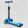 Самокат триколісний "Best Scooter" з парогенератором (6) складне кермо, ЗВУК МАШИНИ, ДИМ, СВІТЛО, пластмасовий, колеса PU 120х35мм, в коробці (Best Scooter)