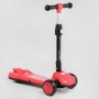 Самокат триколісний "Best Scooter" з парогенератором (6) складне кермо, ЗВУК МАШИНИ, ДИМ, СВІТЛО, пластмасовий, колеса PU 120х35мм, в коробці (Best Scooter)