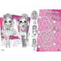 Книжка-розмальовка зі стікерами "L.O.L. O.M.G. Queens" (Ідейка)