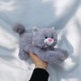 М'яка іграшка Кіт Кис музичний, 28 см (сірий) (Копиця)