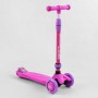 Самокат-велобег 3в1 трехколесный BS-26566 (4) Best Scooter, 3 колеса PU со светом, сидение, амортизаторы, родительская ручка (Best Scooter)