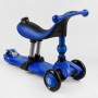 Самокат-велобег 3в1 трехколесный BS-27018 (4) Best Scooter, 3 колеса PU со светом, сидение, амортизаторы, родительская ручка (Best Scooter)