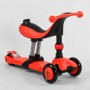 Самокат-велобег 3в1 трехколесный BS-71899 (4) Best Scooter, 3 колеса PU со светом, сидение, амортизаторы, родительская ручка (Best Scooter)