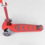 Самокат трехколесный 92606 (4) Best Scooter, КРАСНЫЙ, складной алюминиевый руль, 4 колеса PU со светом, d=12 см (Best Scooter)