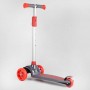 Самокат трехколесный LK-52003 Best Scooter (4) СВЕТ ДЕКИ, КОЛЕС И ДИСКОВ, съёмный руль, передние колёса PU 120х35мм, задние колеса PU 80х30мм (Best Scooter)