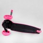 Самокат трехколесный LK-61022 Best Scooter (4) СВЕТ ДЕКИ, КОЛЕС И ДИСКОВ, съёмный руль, передние колёса PU 120х35мм, задние колеса PU 80х30мм (Best Scooter)
