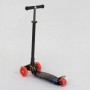 Самокат "Best Scooter" пластмасовий, 4 колеса PU, СВІТЛО, трубка керма алюмінієва, d = 12 см, в коробці (Best Scooter)