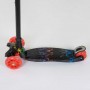 Самокат "Best Scooter" пластмасовий, 4 колеса PU, СВІТЛО, трубка керма алюмінієва, d = 12 см, в коробці (Best Scooter)