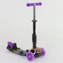 Самокат 5в1 13400 (1) Best Scooter, АБСТРАКЦІЯ, PU колеса, ПІДСВІЧУВАННЯ КОЛІС, в коробці (Best Scooter)