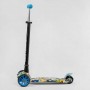 Самокат трехколесный "Best Scooter", руль съемный, колеса PU со светом, передний 130х25 мм, задние сдвоенные 80х45 мм, в коробке (Best Scooter)