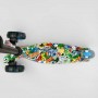 Самокат трехколесный "Best Scooter", руль съемный, колеса PU со светом, передний 130х25 мм, задние сдвоенные 80х45 мм, в коробке (Best Scooter)