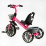 Велосипед 3-х колісний BS-20470 Best Trike (1) колеса EVA переднє 12’’, заднє 10’’, сталева рама, фара з музикою та світлом, 1 пісня українською та 2 англійською, 2 кошики, в коробці (BestTrike)