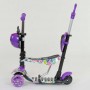 Самокат 5в1 68995 (1) Best Scooter, АБСТРАКЦІЯ, PU колеса, ПІДСВІЧУВАННЯ КОЛІС, в коробці (Best Scooter)