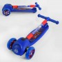 Самокат триколісний 47359 Best Scooter (1) СВІТЛО КОЛІС ТА ДИСКІВ, складене кермо, передні колеса PU 120х35мм, задні колеса PU 80х48мм (Best Scooter)