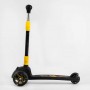 Самокат триколісний 15172 Best Scooter (1) СВІТЛО КОЛІС ТА ДИСКІВ, складене кермо, передні колеса PU 120х35мм, задні колеса PU 80х48мм (Best Scooter)