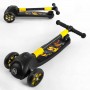 Самокат триколісний 15172 Best Scooter (1) СВІТЛО КОЛІС ТА ДИСКІВ, складене кермо, передні колеса PU 120х35мм, задні колеса PU 80х48мм (Best Scooter)