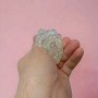 Іграшка-антистрес з блискітками "Mesh Squish Ball: Ніжність" (молочний) (MiC)