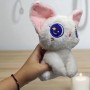Мягкая игрушка лунный Кот 25 см (Белый) (MiC)