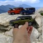 Машинка металлическая "Автопром. Land Rover Defender", синяя (Автопром)