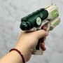 Бластер з мʼякими патронами та банками-мішенями (БІРЮЗОВИЙ) (Xin Le Di Toys)