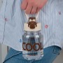 Пляшечка для води, 700 мл, біло-коричнева (Kite)