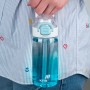Пляшечка для води, 600 мл, блакитна (Kite)