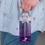 Пляшечка для води, 600 мл, фіолетова (Kite)