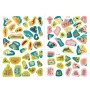 Книга: Атлас мира с многоразовыми наклейками, укр (Crystal Book)