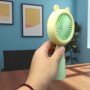 ДИТЯЧИЙ ВЕНТИЛЯТОР СОНЕЧКО USB 19 СМ (БЛАКИТНИЙ) (MiC)